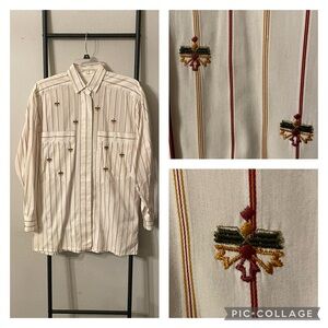 Vintage Escada by Margaretha Ley Shirt Made in Italy Sz 38 US Size 8